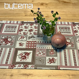Abrosz és kendő TOSCANA VALERY PATCHWORK bordó