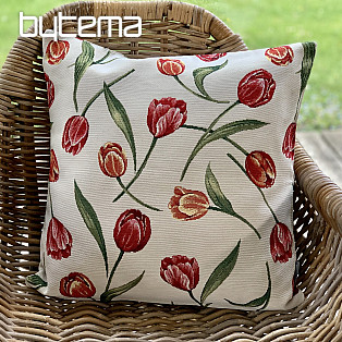 Gobelin párnahuzat TULIPS III nagy mintás