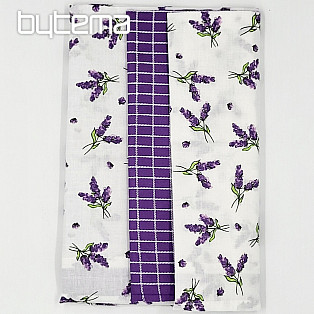 Pamut törölközők LAVENDER KOSTKA