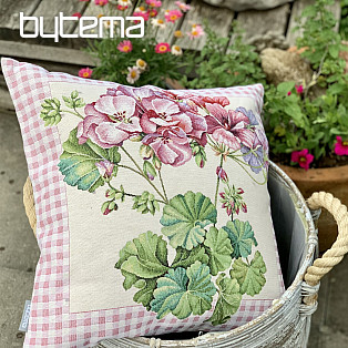 Gobelin párnahuza PELARGONIE