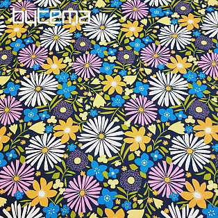 Pamut szövet DAISIES