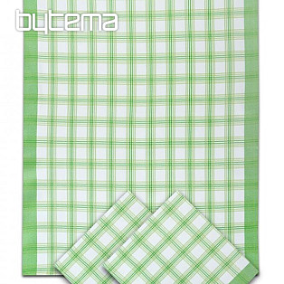 Bambusz törölközők LARGE CUBE GREEN