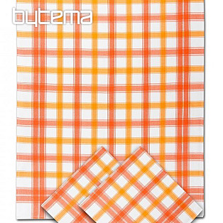 Bambusz törölközők MEDIUM CUBE ORANGE