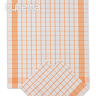Pamut törölközők POSITIV ORANGE CHECK