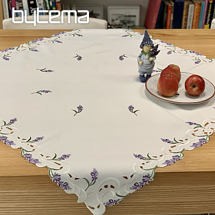 Hímzett terítő LEVENDULA
