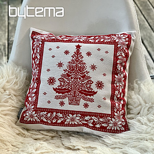 Karácsonyi gobelinhuzat FOLK CHRISTMAS 3 piros