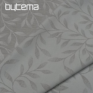 Dekoratív jacquard szövet NIGHT LEAFS bézs