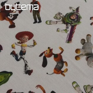 TOY STORY pamutszövet