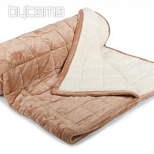 Mikroszálas takaró EXTRA SOFT SHEEP varrás DIÓ
