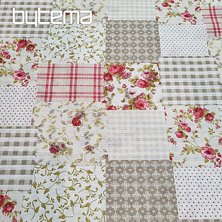 Dekoratív anyag ROSE MARTA patchwork