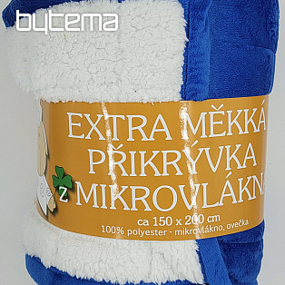 mikroszálas takaró EXTRA SOFT SHEEP kék színű