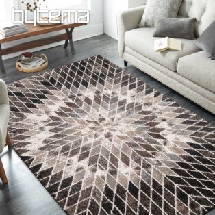 Darabos szőnyeg PANAMERO 10 háromszög barna
