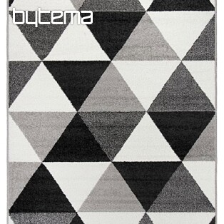 Darab szőnyeg LOTTO háromszögek fekete / fehér