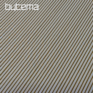 Pamut szövet STRIP barna