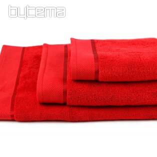 Törölköző és fürdőlepedő MICRO piros