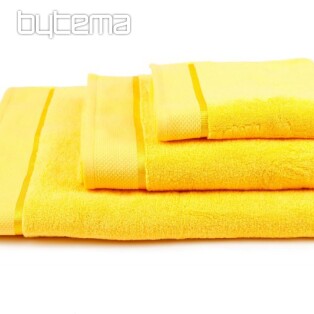 Törölköző és fürdőlepedő MICRO sárga