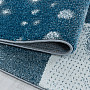 Luxus gyerek darab szőnyeg FUNNY kék pingvin