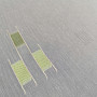 Voile függöny 12106/180/04 zöld mintás