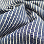 Dekoráció. szövet NAVY BLUE STRIPE