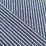 Dekoráció. szövet NAVY BLUE STRIPE