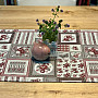 Abrosz és kendő TOSCANA VALERY PATCHWORK bordó