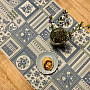 Abrosz és kendő TOSCANA VALERY PATCHWORK kék