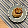 Abrosz és sál TOSCANA VALERY MULTI STRIPE kék