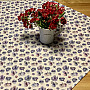 MONTANA PURPLE BLUE FLOWERS terítő és kendő