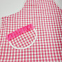 Kötény vállpántos PINK HEART