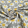 Dekoratív szövet DAISIES GREY