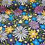 Pamut szövet DAISIES