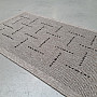Szőnyegbouclé FLOORLUX 20008 vonalak ezüst-fekete