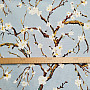 Dekoratív szövet CHERRY BLOSSOM kék