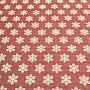 Luxus dekoratív anyag FLAKES RED