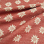 Luxus dekoratív anyag DAISIES RED