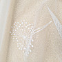 Jacquard függöny CHMÝŘÍ fehér