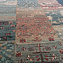 Luxus gyapjú futófelület ROYAL PATCHWORK zöld