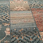 Luxus gyapjú futófelület ROYAL PATCHWORK zöld