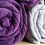 mikroszálas takaró EXTRA SOFT SHEEP lila varrás