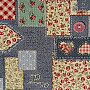 Gobelin abrosz, sál Vintage patchwork
