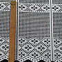 Jacquard függöny ólomüveg ablakhoz 11542