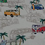 Dekoratív szövet FLORIDA SURF LIFE digitális