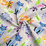 Dekoratív szövet CATS MULTICOLOR