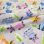 Dekoratív szövet CATS MULTICOLOR