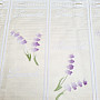 Modern jacquard függöny ólomüveghez LEVANDULE NEW
