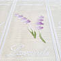 Modern jacquard függöny ólomüveghez LEVANDULE NEW