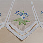 Jacquard függöny DD 875 Kék virágok