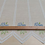Jacquard függöny DD 875 Kék virágok