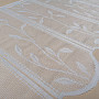 Jacquard függöny ólomüveg leveleken