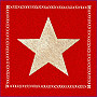 Gobelin párnahuzat RED STAR 1